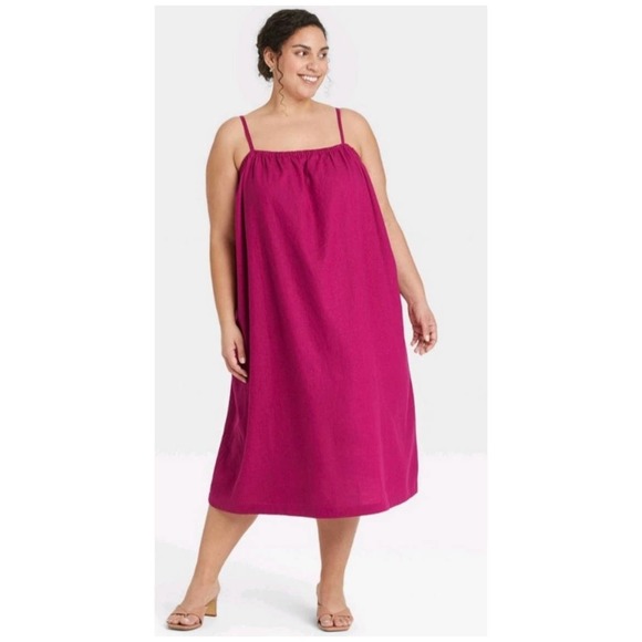 a new day Dresses & Skirts - a new day Women's Midi Dress - Pink